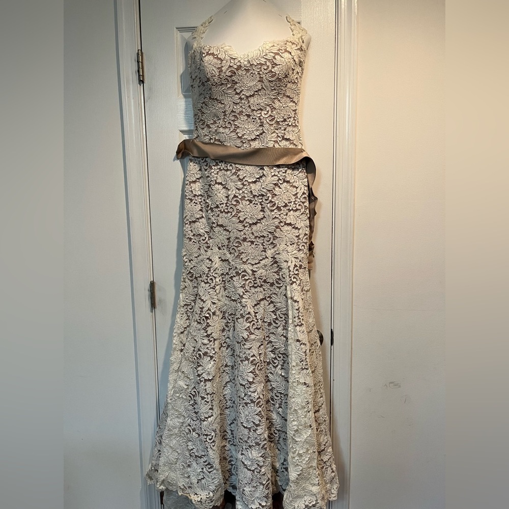 Romona Keveza Lace Wedding Gown
